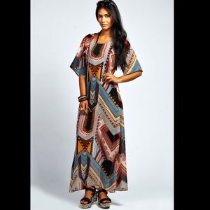 Boohoo Kaftan Dress